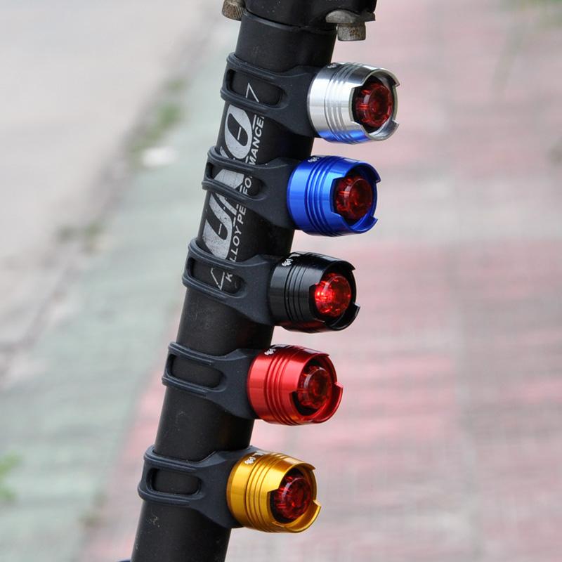 LED wasserdichtes Fahrrad rote Blitzlichter Sicherheitswarnlampe