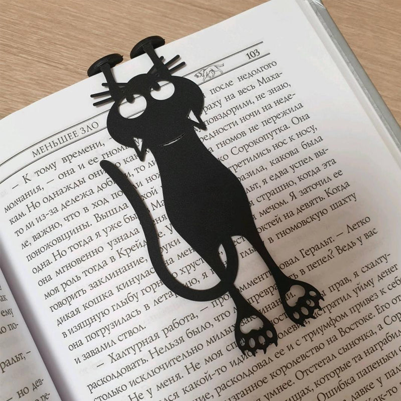 Kreatives Kätzchen-Lesezeichen aus Kunststoff