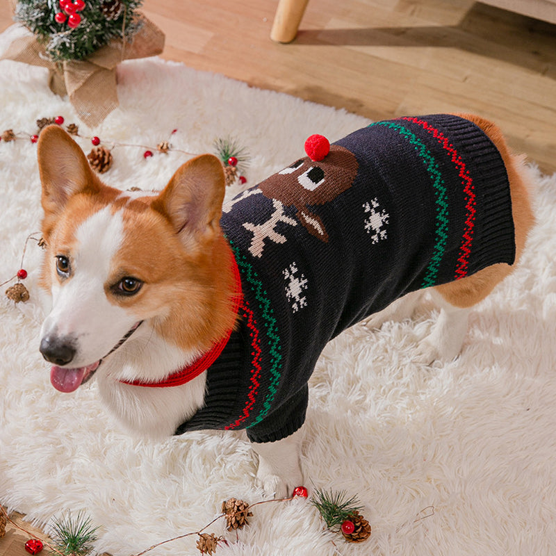Hunde-Weihnachtspullover