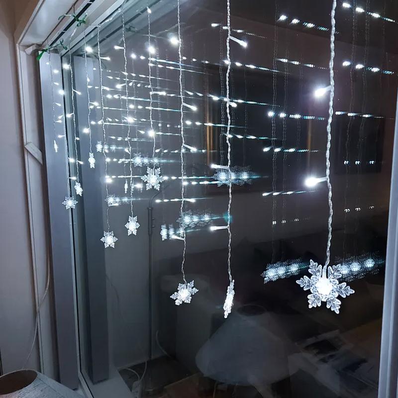 Schneeflocke LED dekorative Lichter