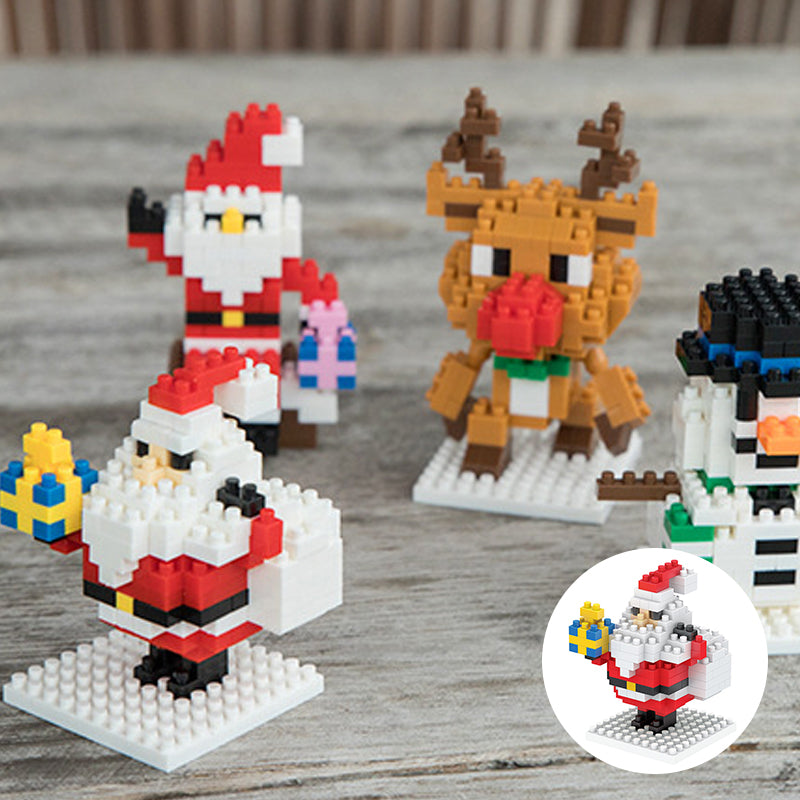 Weihnachten Kreatives 3D-Baustein-Spielzeug