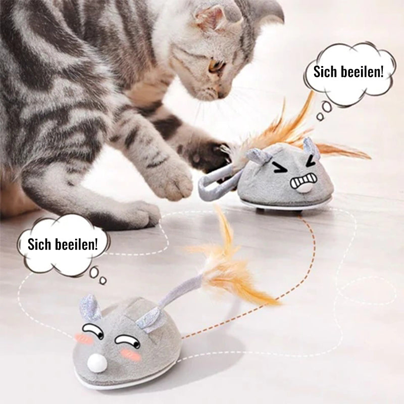 Wiederaufladbare elektrische Krabbelmaus für Katzen